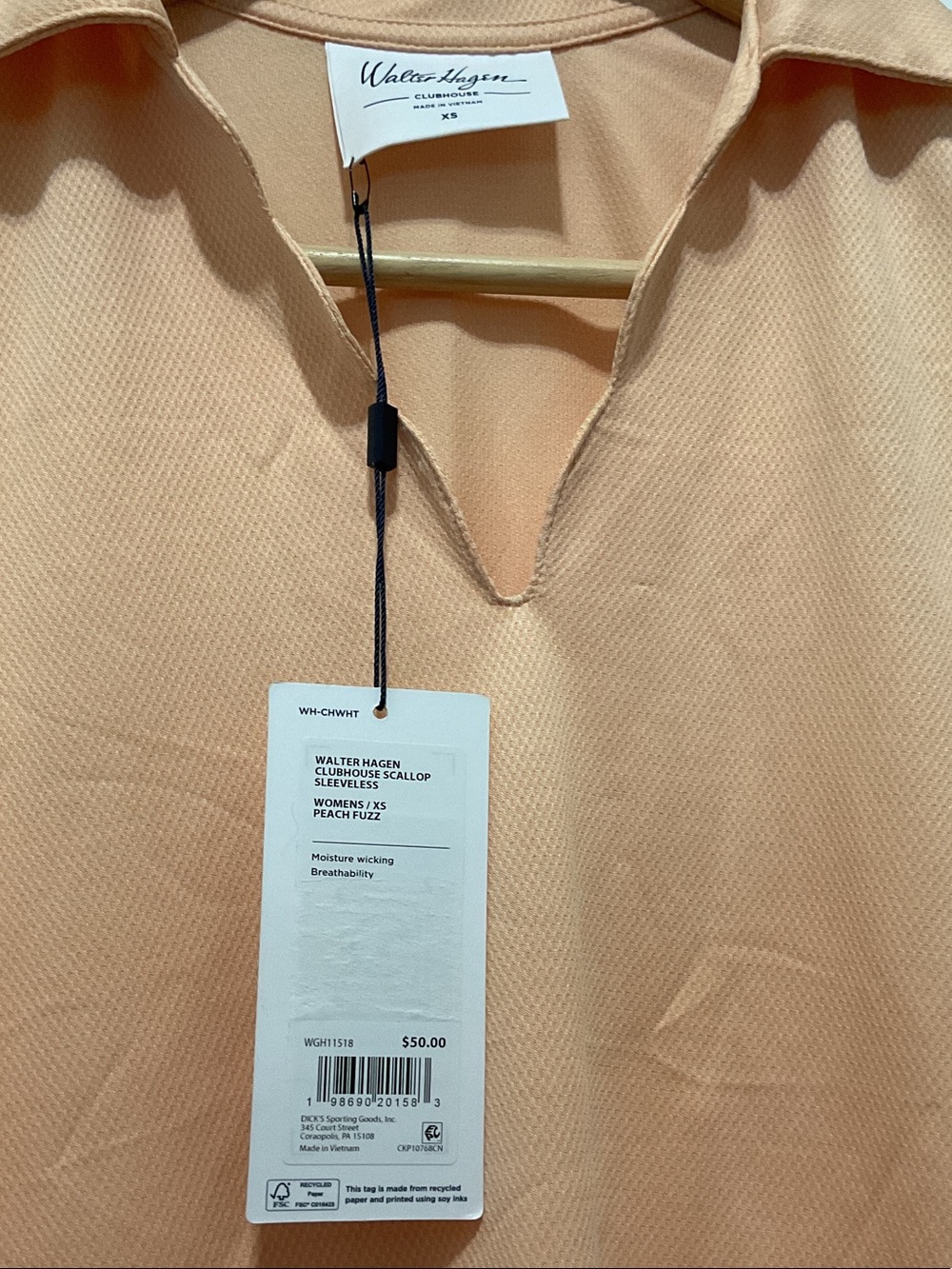 Walter Hagen Peach Top with Multicolor Floral Skort - Picture 3 of 8